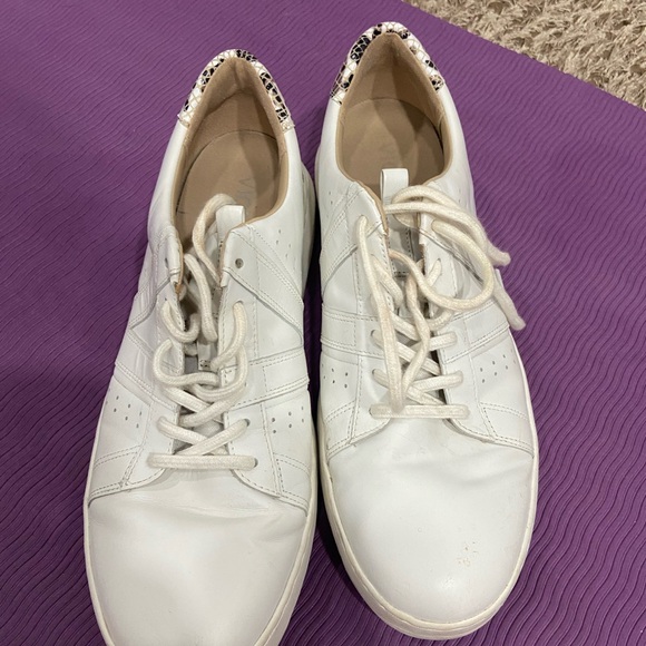 Vionic Simasa White  Leather Lace Up Orthotic Support Sneaker Size US 9.5 - Picture 2 of 7